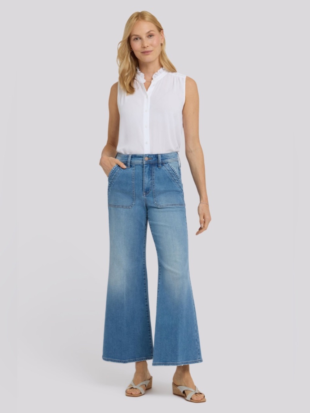 NYDJ MIA Pallazzo Jeans Size 10